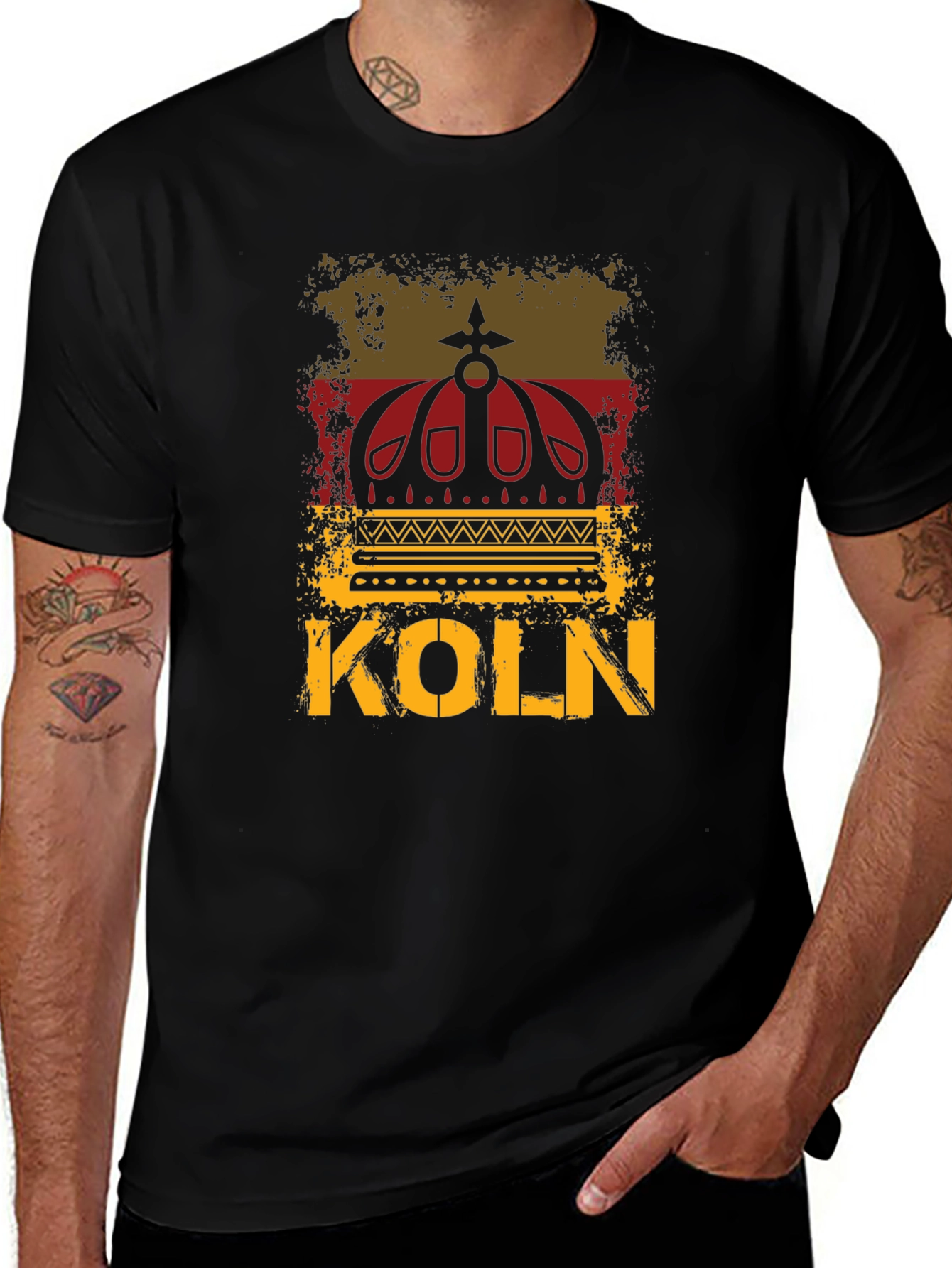 Cologne Germany T-Shirt - Crown Graphic Tee