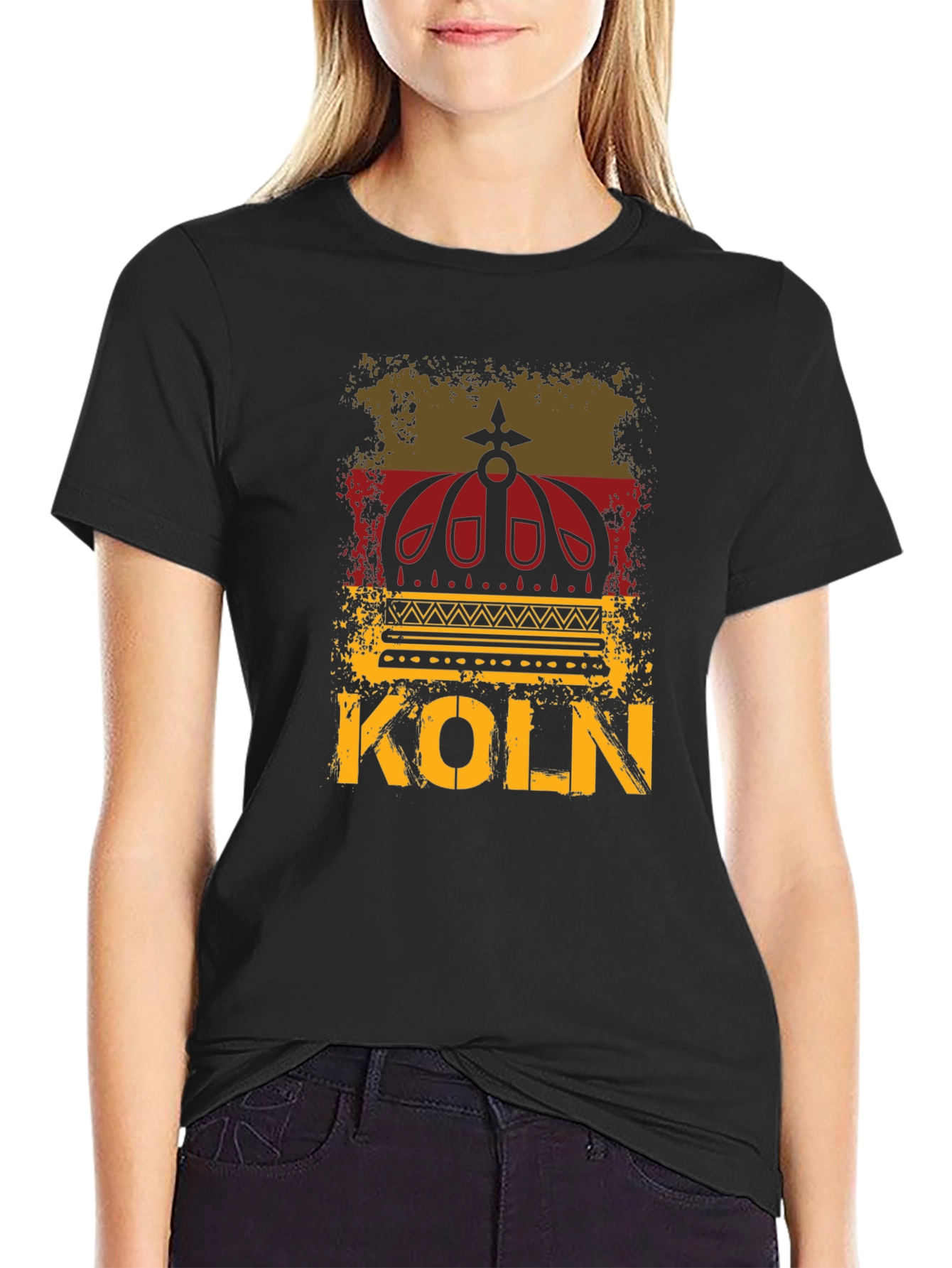 Cologne Germany T-Shirt - Crown Graphic Tee
