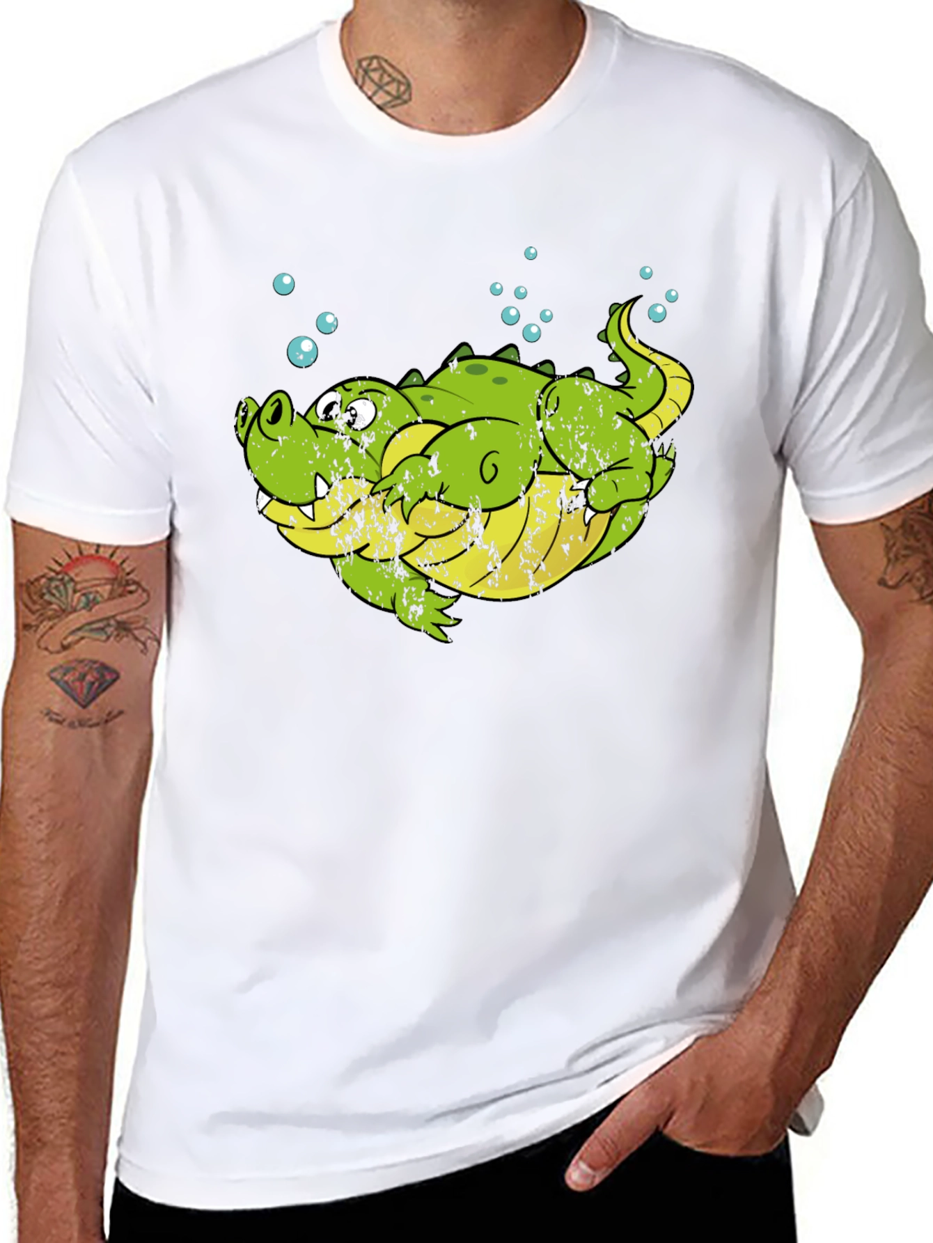 Funny Alligator Graphic T-Shirt