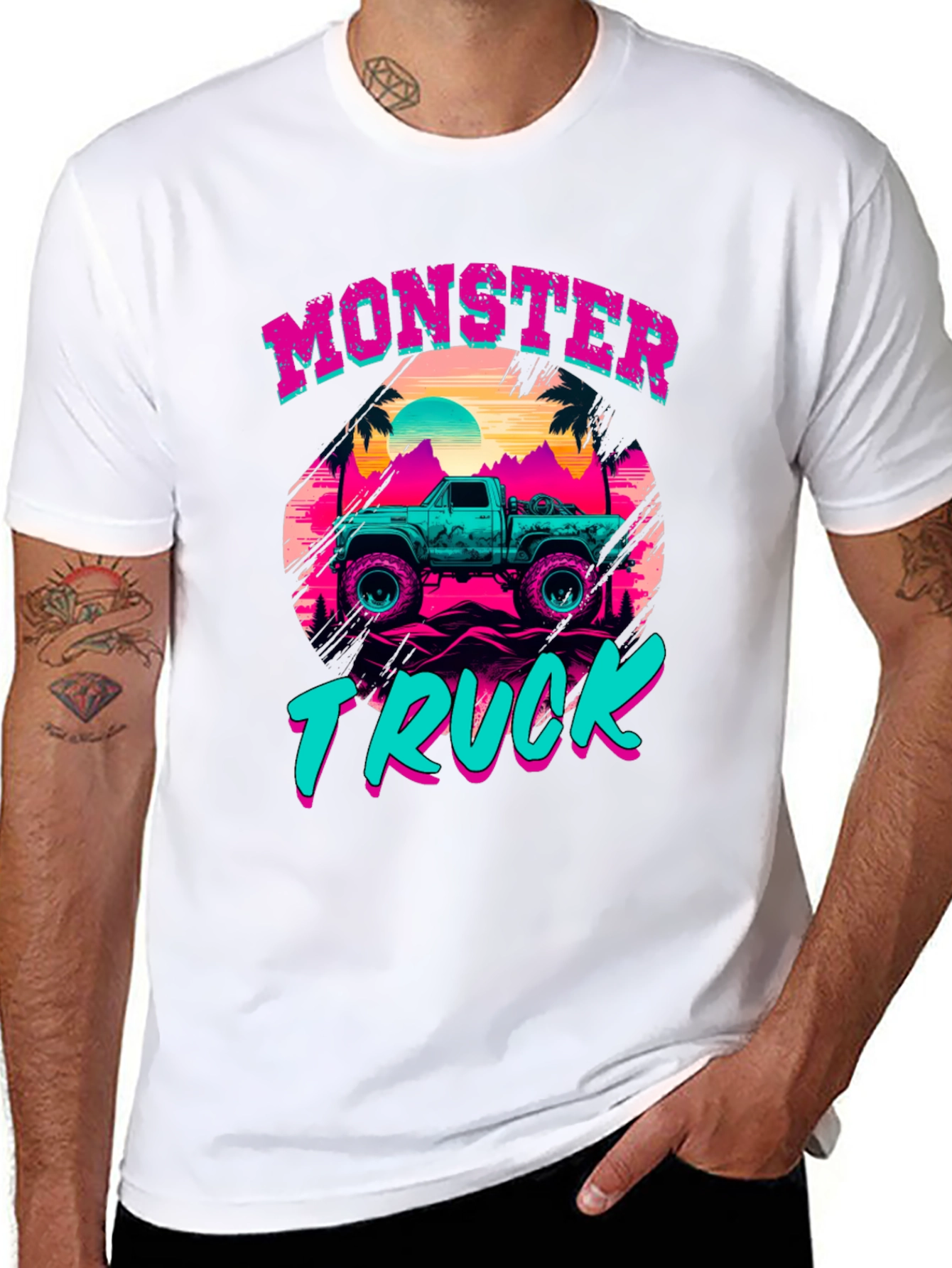 Retro Monster Truck Graphic Tee