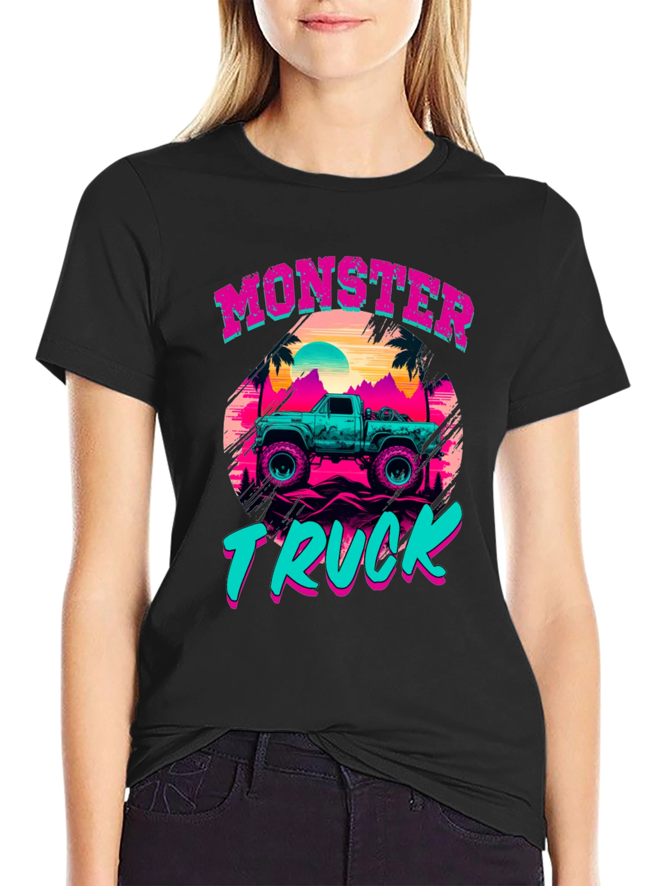 Retro Monster Truck Graphic Tee