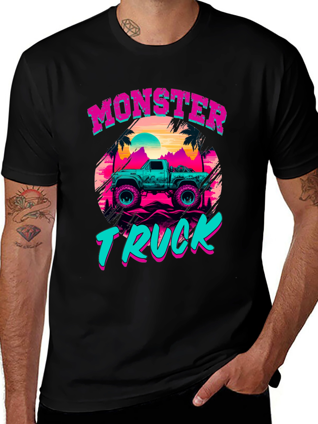 Retro Monster Truck Graphic Tee