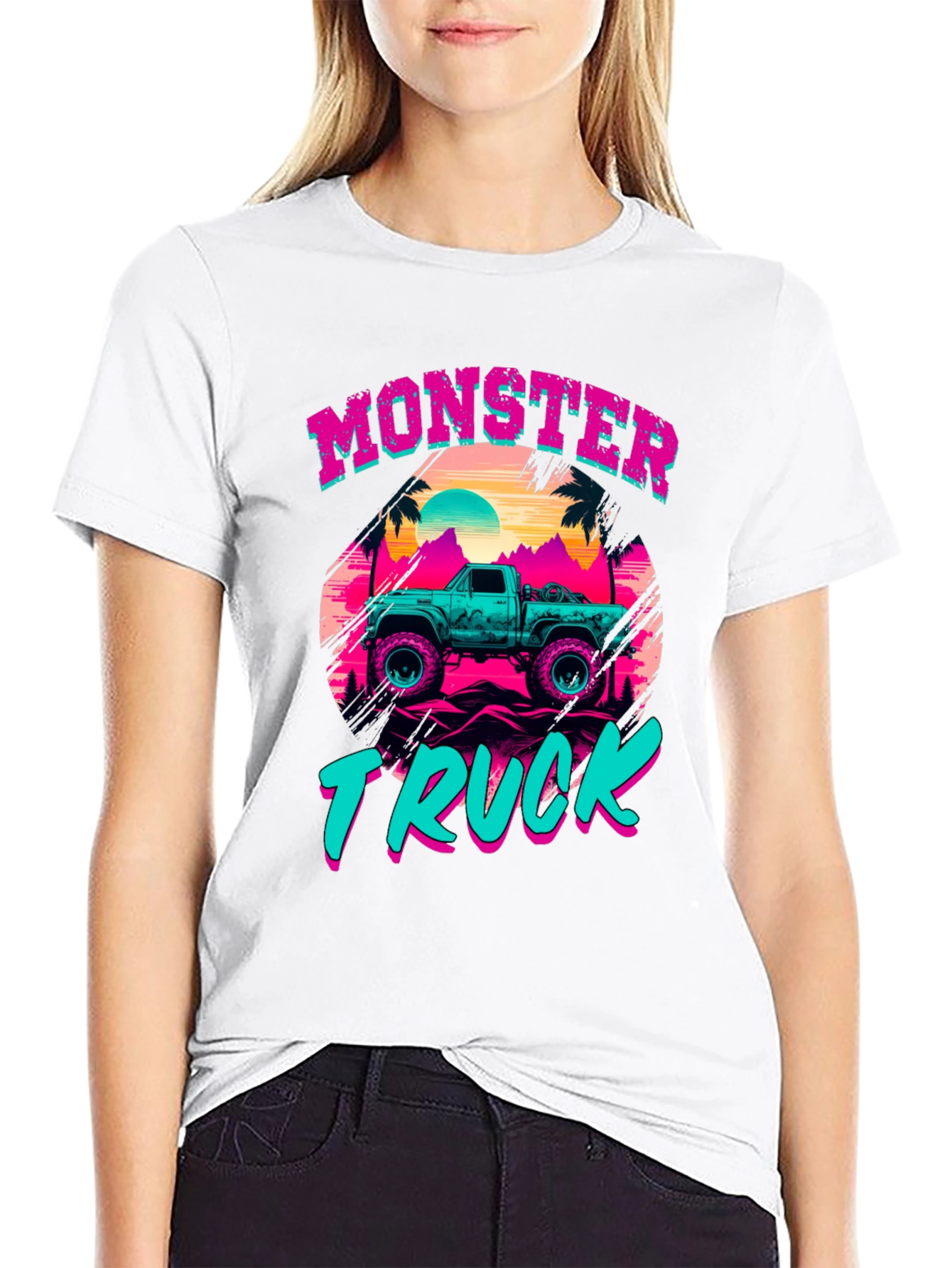 Retro Monster Truck Graphic Tee