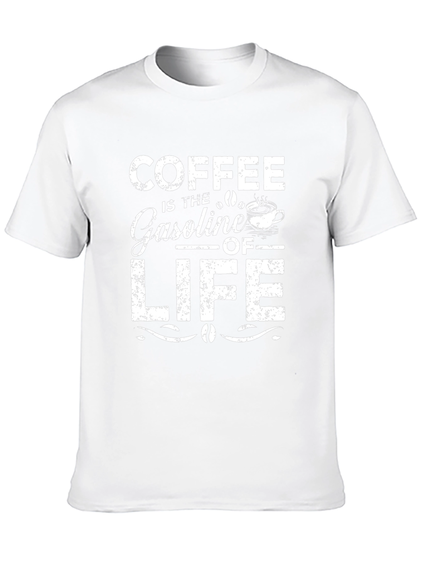 Coffee is the Gasoline of Life Graphic T-Shirt