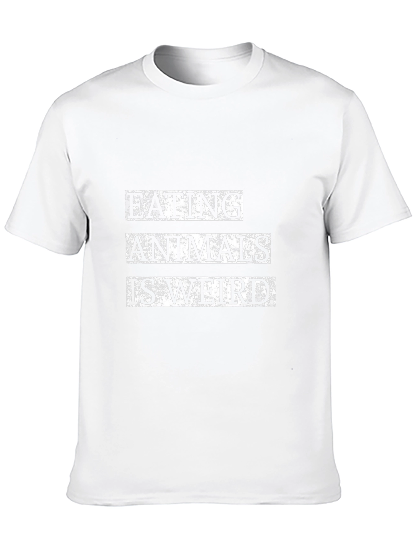 Eating Animals is Weird T-Shirt - Black