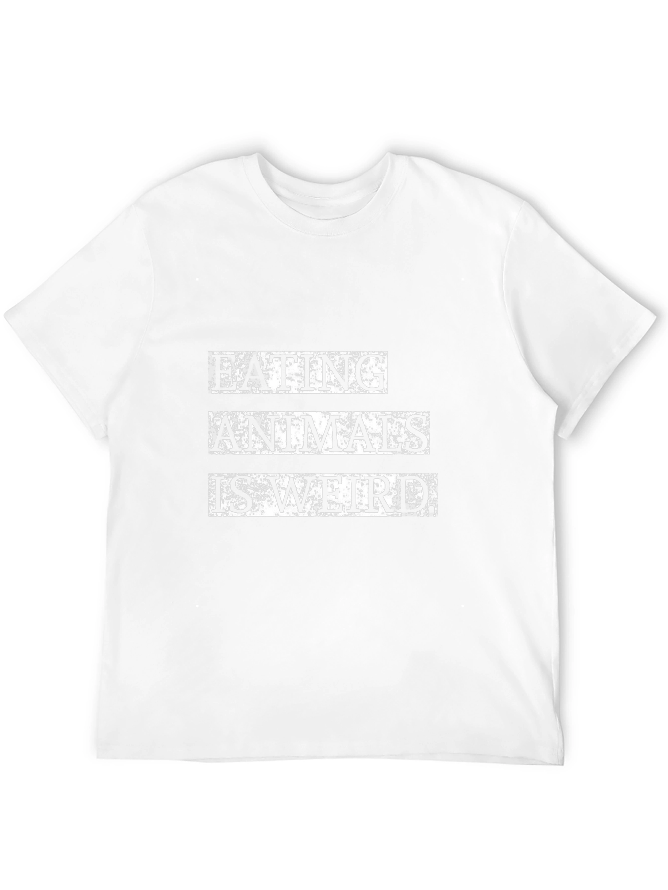 Eating Animals is Weird T-Shirt - Black