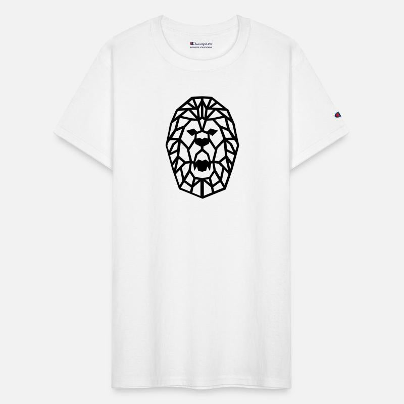 Roaring Geo-Lion: Fierce & Fashionable Designs