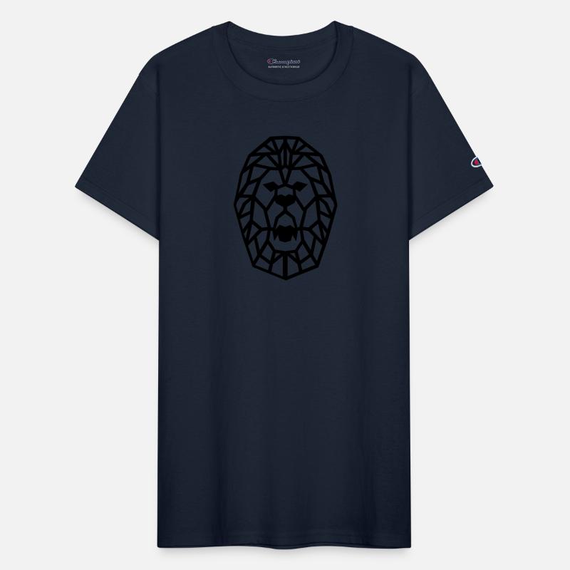 Roaring Geo-Lion: Fierce & Fashionable Designs