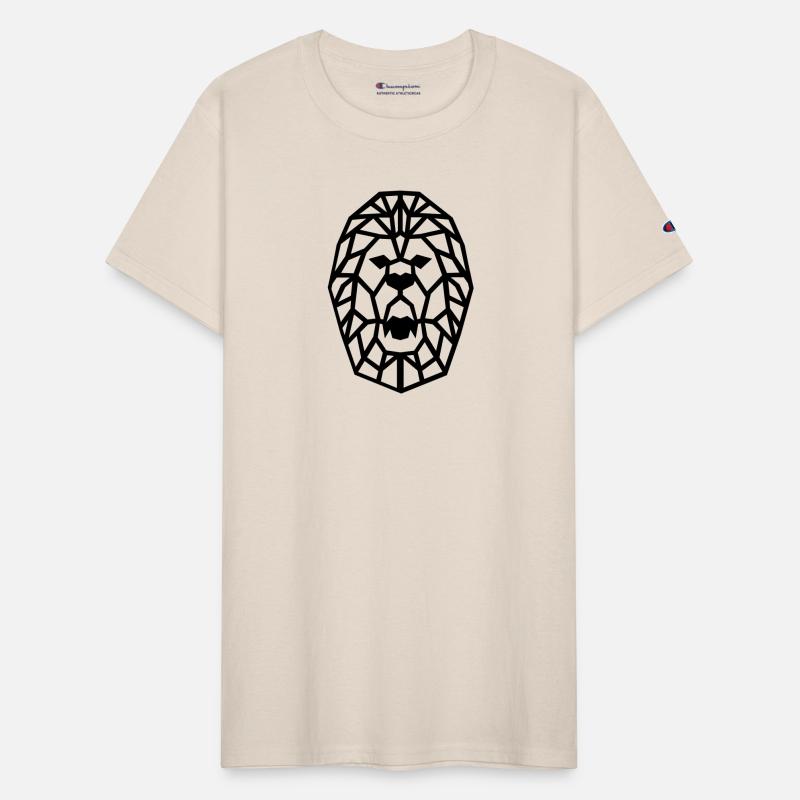 Roaring Geo-Lion: Fierce & Fashionable Designs