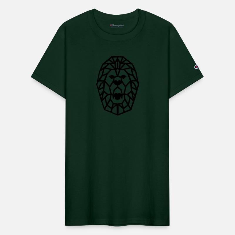 Roaring Geo-Lion: Fierce & Fashionable Designs