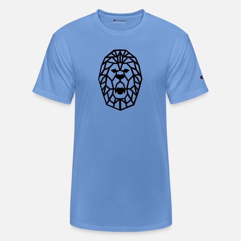 Roaring Geo-Lion: Fierce & Fashionable Designs