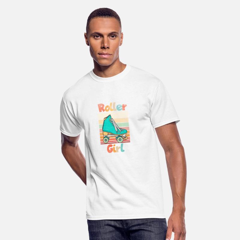 Roller Girl Skater Skating Lovers Funny Retro Vint