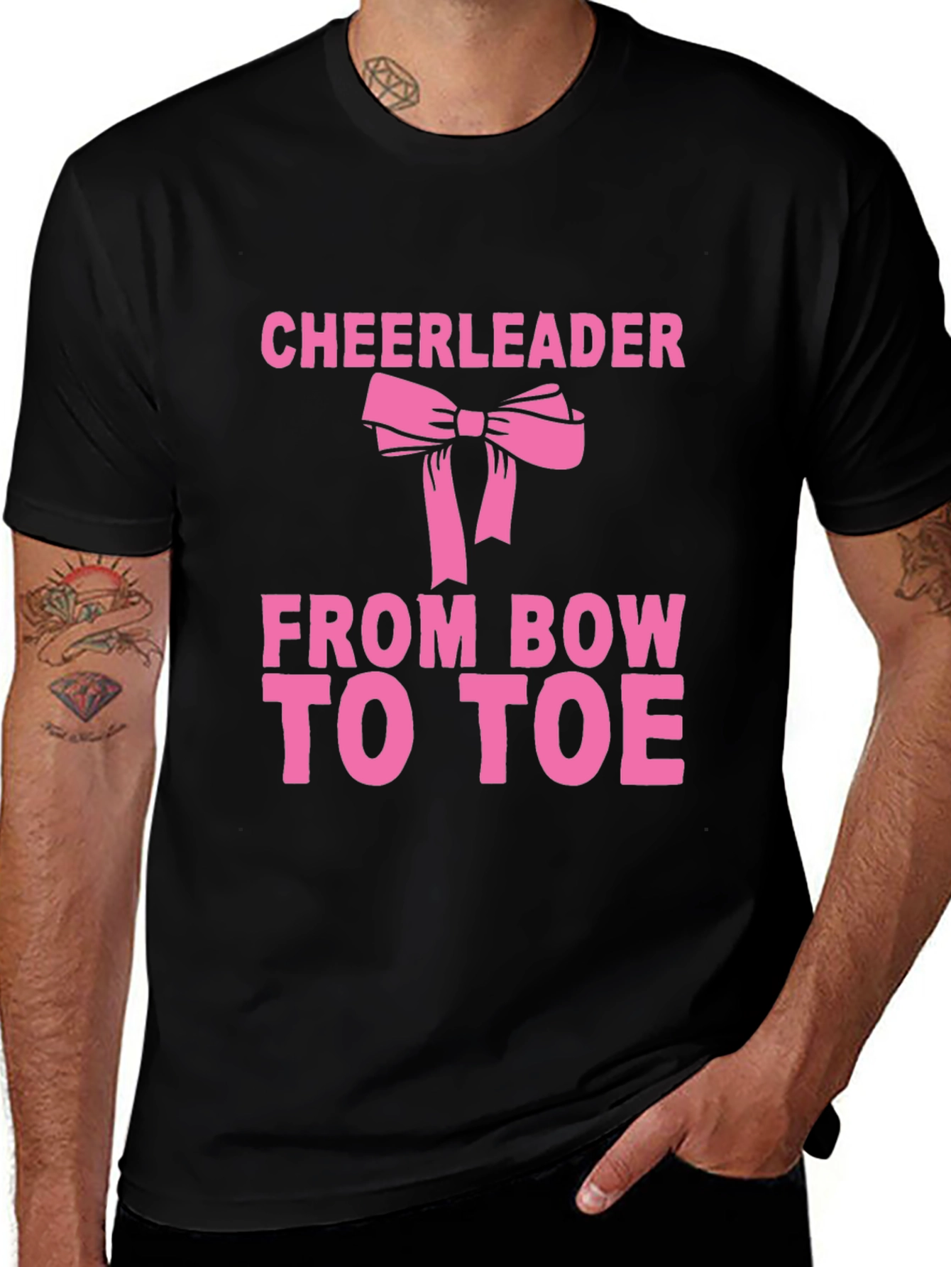 Cheerleader From Bow To Toe T-Shirt