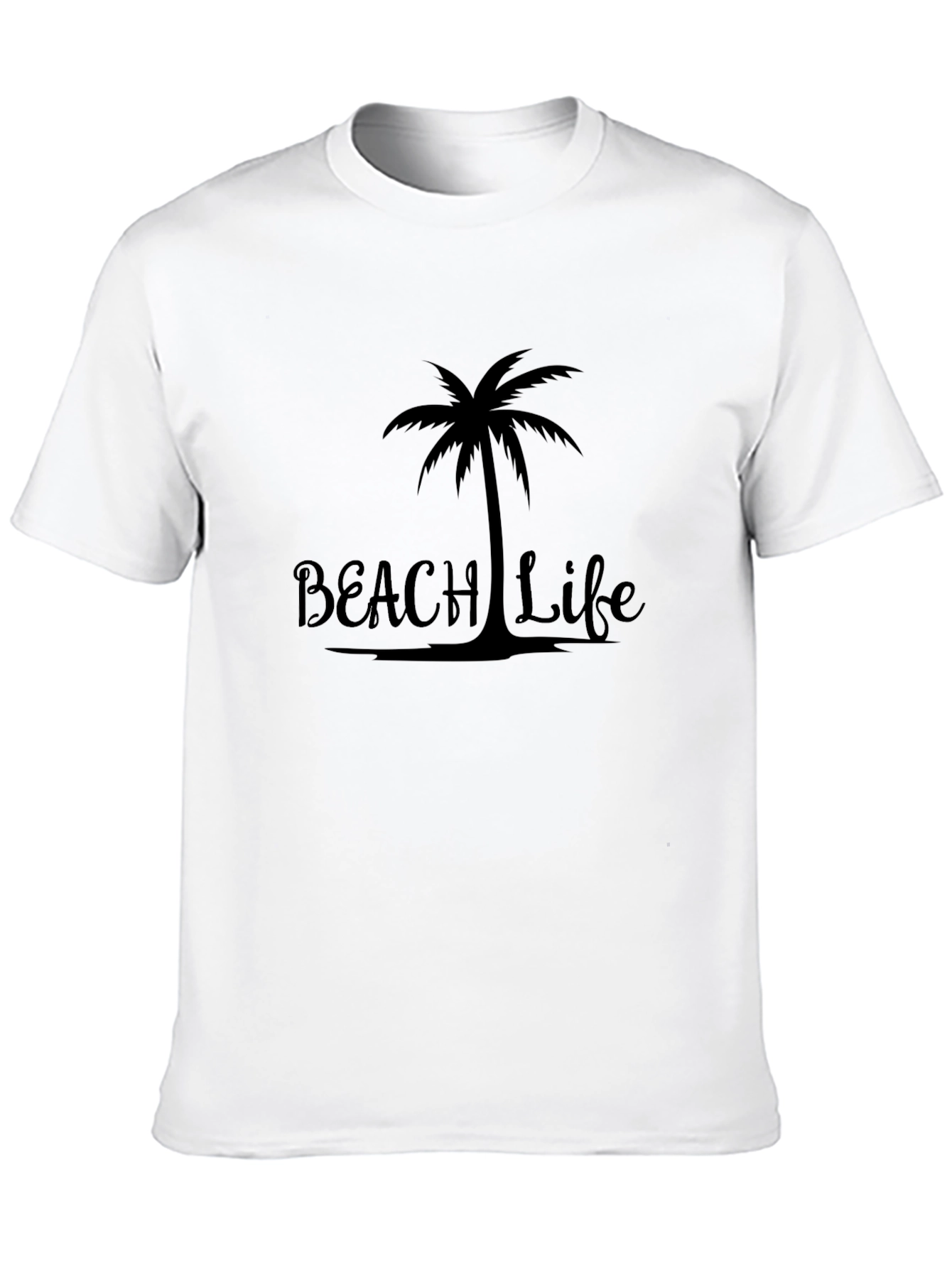 Beach Life Palm Tree Graphic T-Shirt