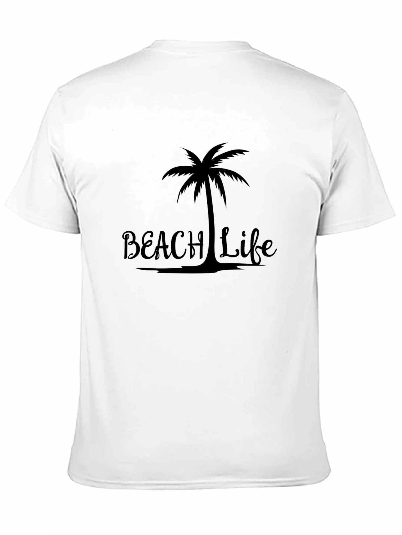 Beach Life Palm Tree Graphic T-Shirt