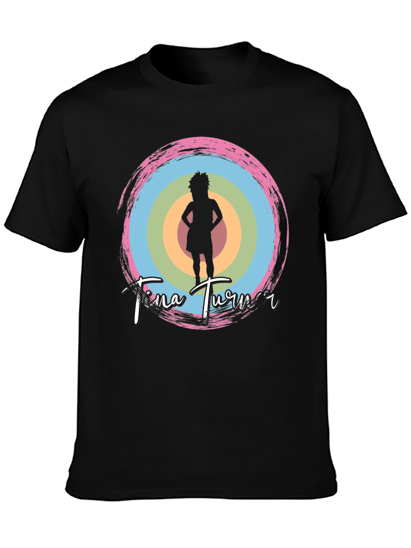 Tina Turner Graphic Tee - Black Cotton