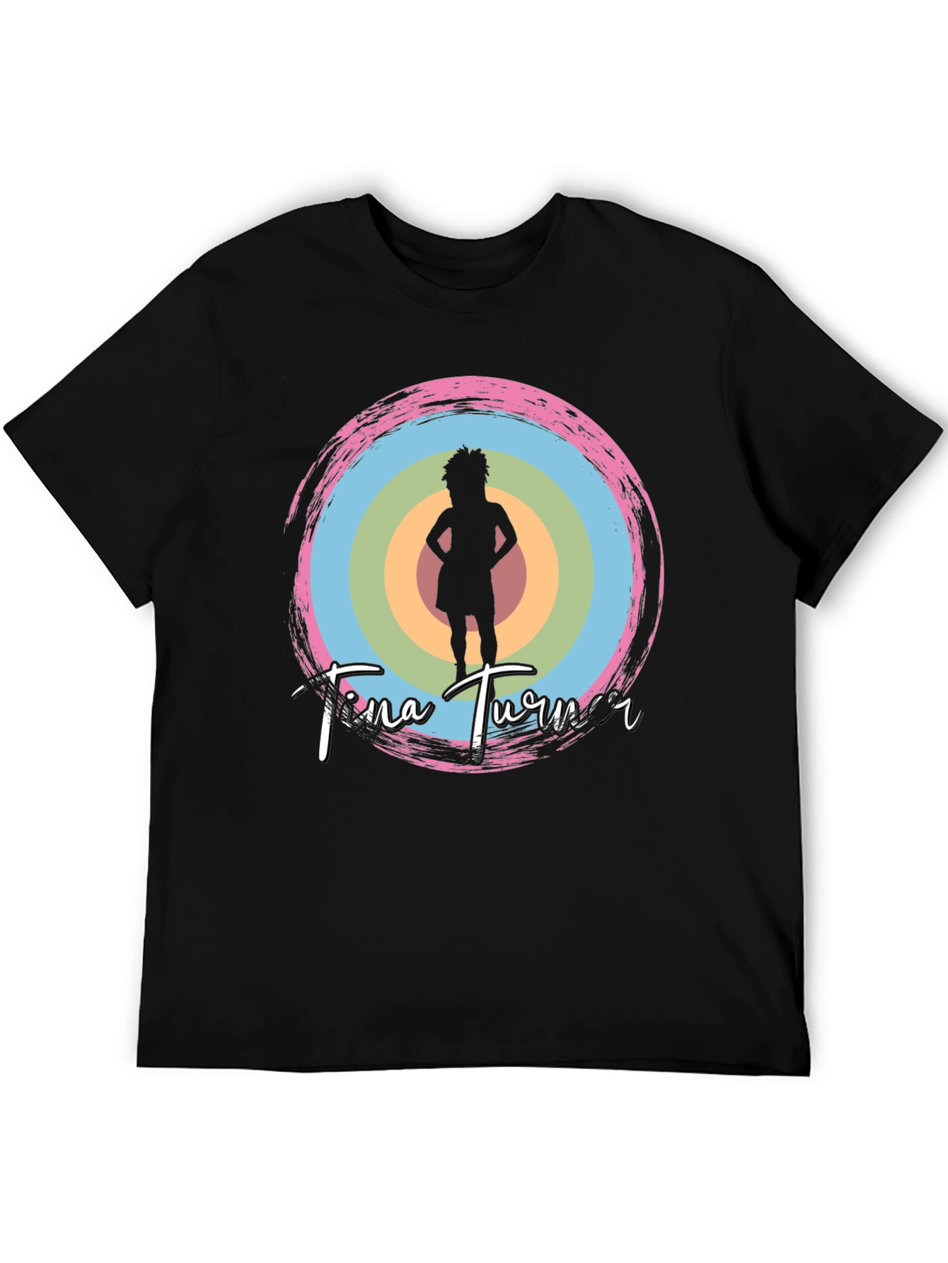 Tina Turner Graphic Tee - Black Cotton
