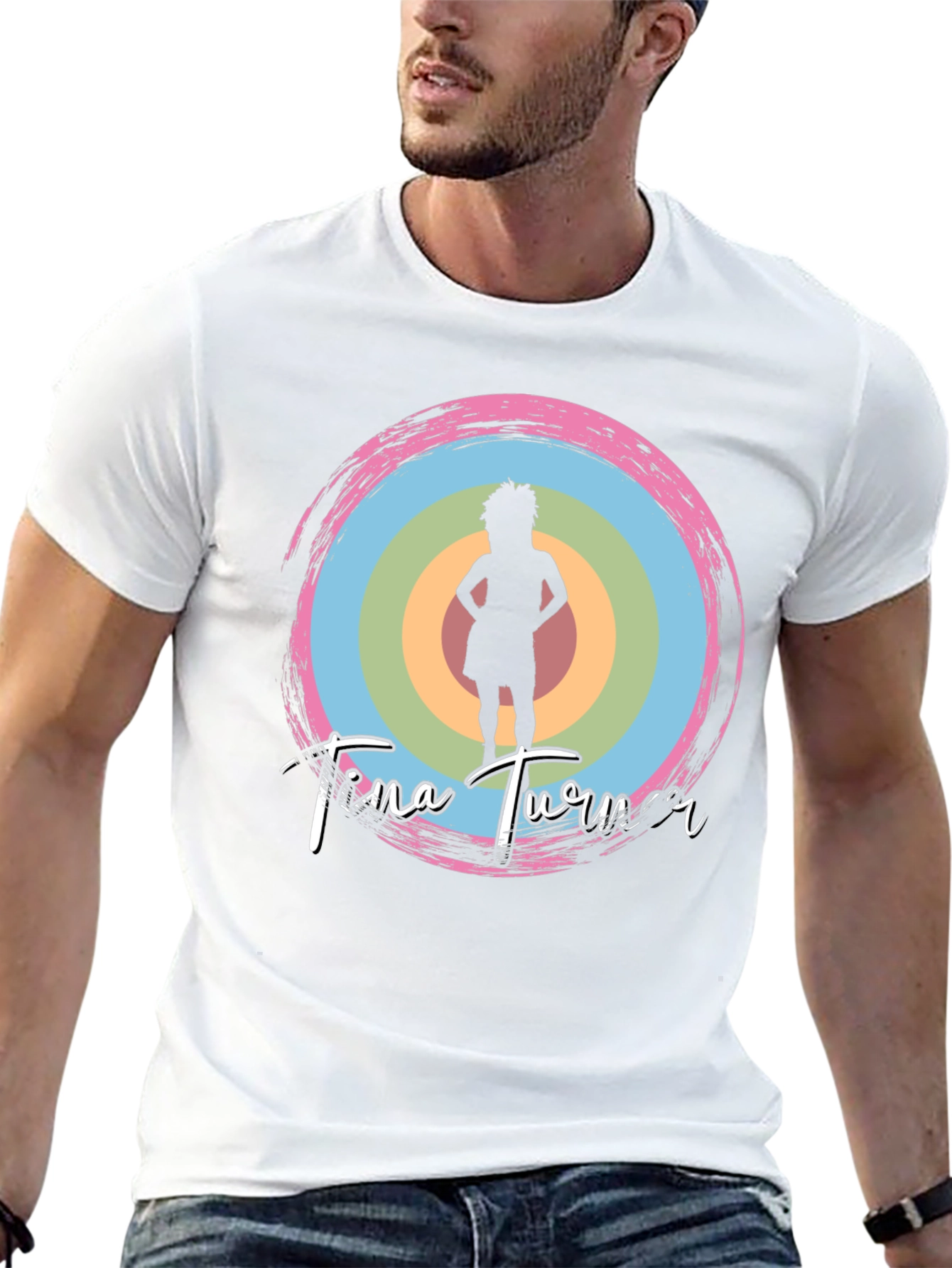 Tina Turner Graphic Tee - Black Cotton