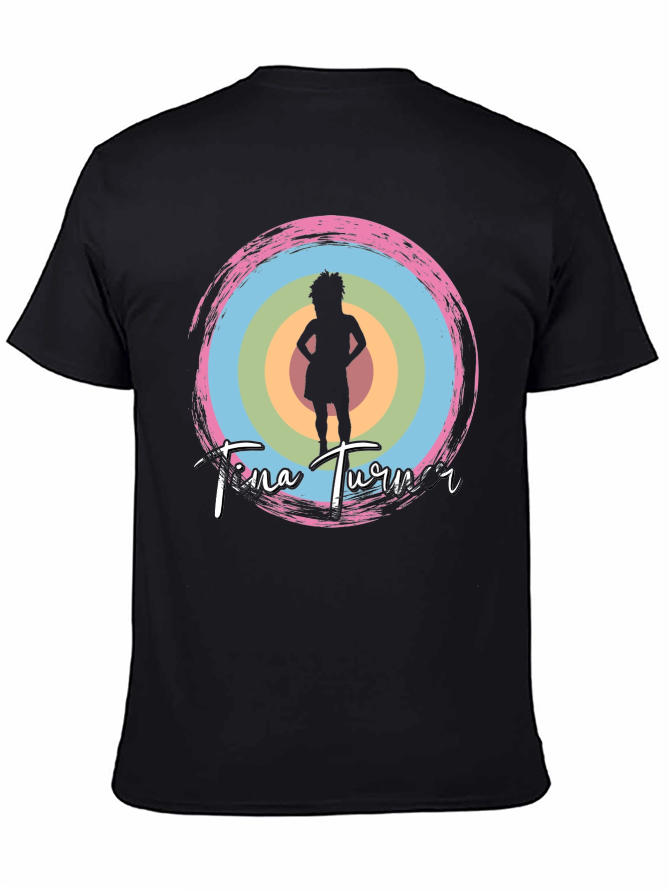 Tina Turner Graphic Tee - Black Cotton