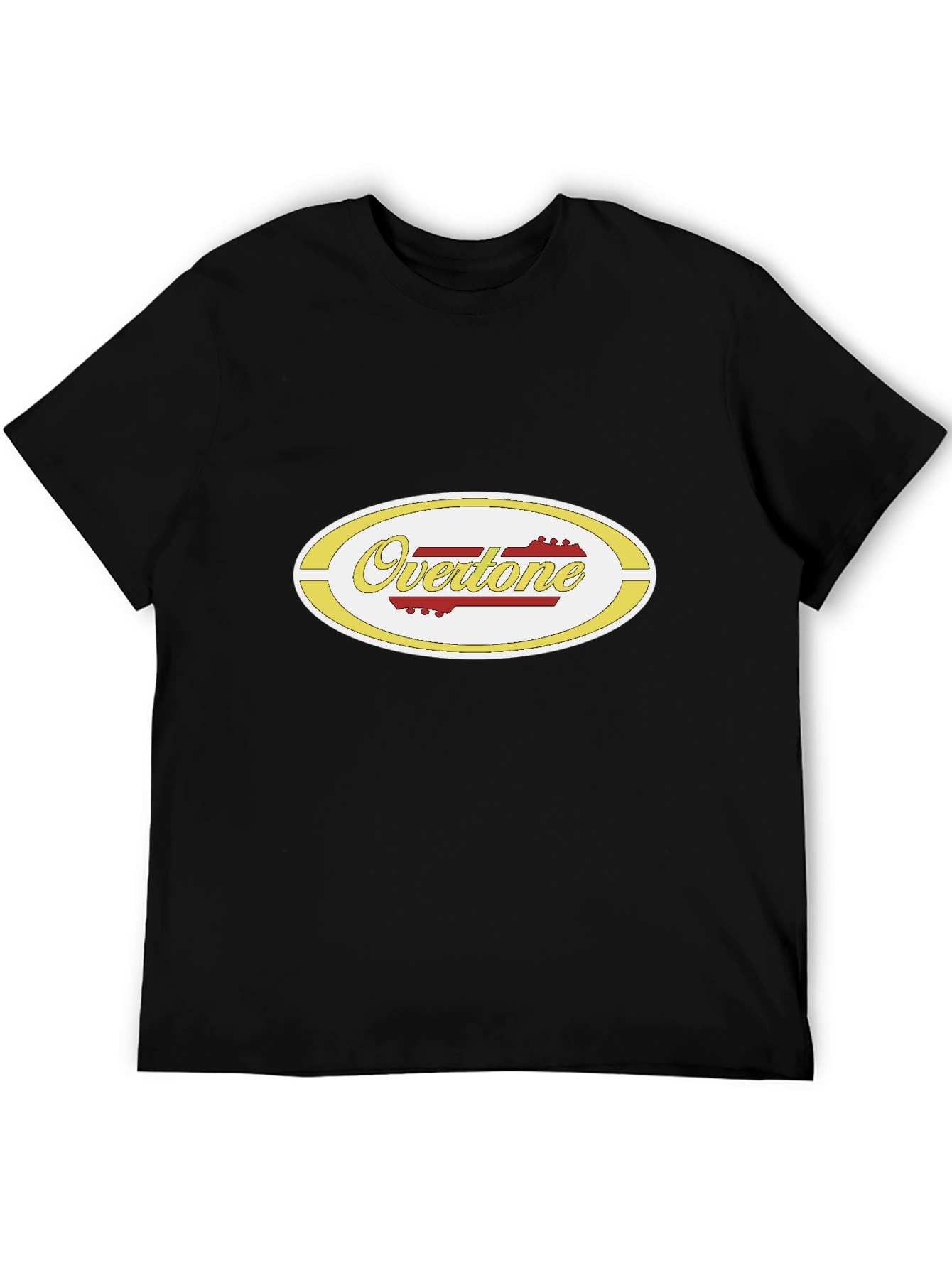 OverTone Graphic Tee - Black Cotton Blend
