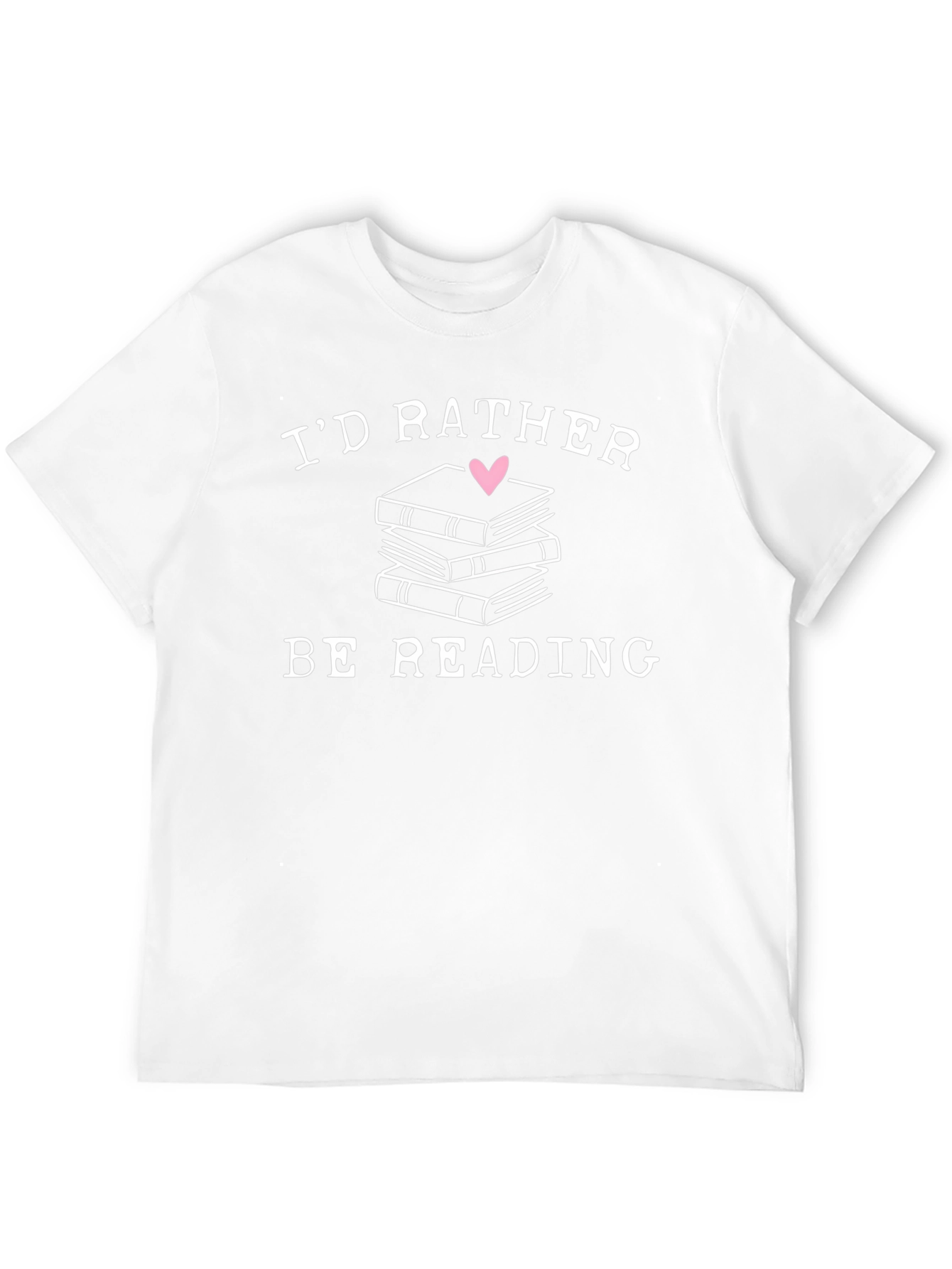 Id Rather Be Reading T-Shirt Book Lover Tee