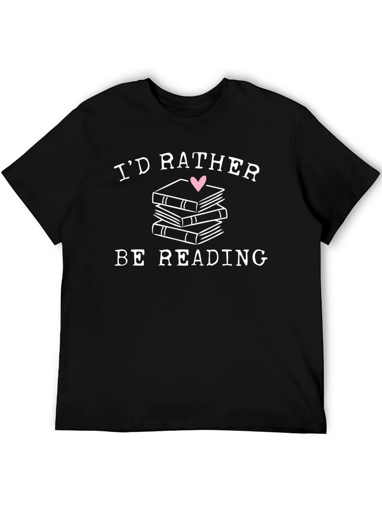 Id Rather Be Reading T-Shirt Book Lover Tee