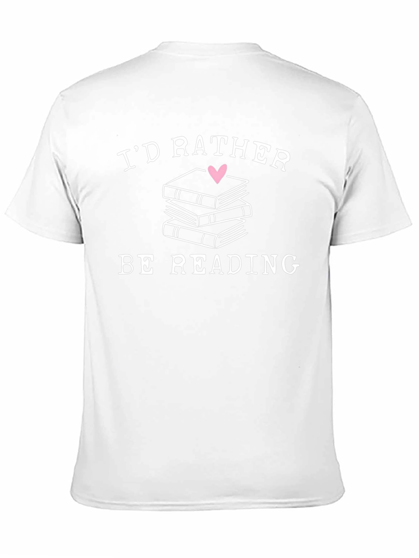 Id Rather Be Reading T-Shirt Book Lover Tee