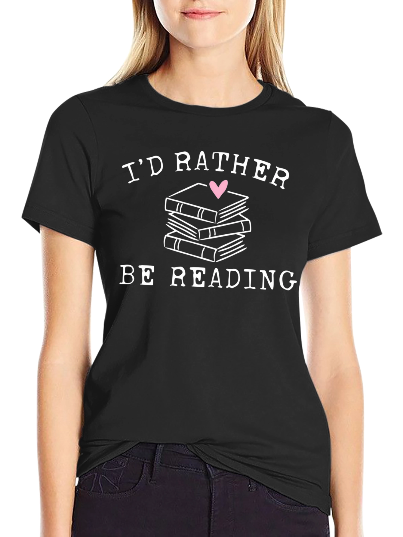 Id Rather Be Reading T-Shirt Book Lover Tee