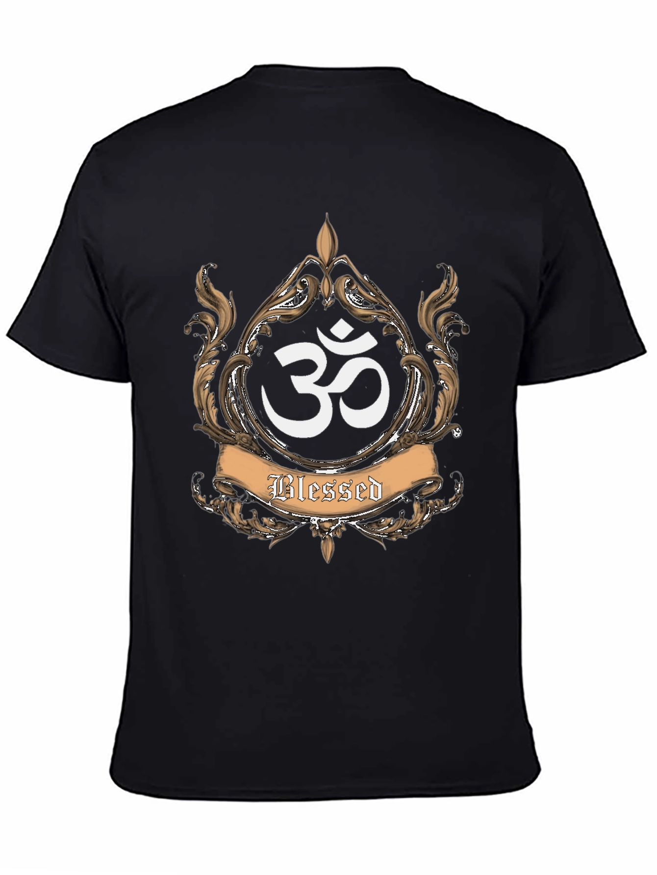 Blessed Om T-Shirt - Spiritual & Stylish