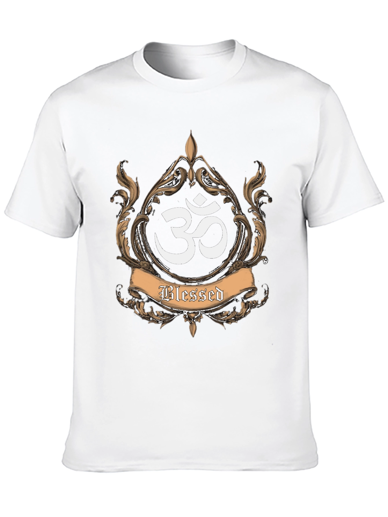 Blessed Om T-Shirt - Spiritual & Stylish