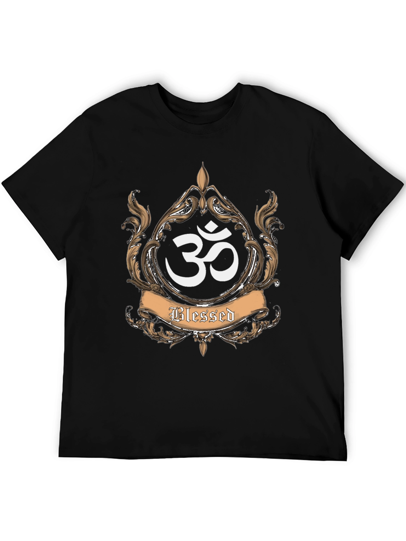 Blessed Om T-Shirt - Spiritual & Stylish