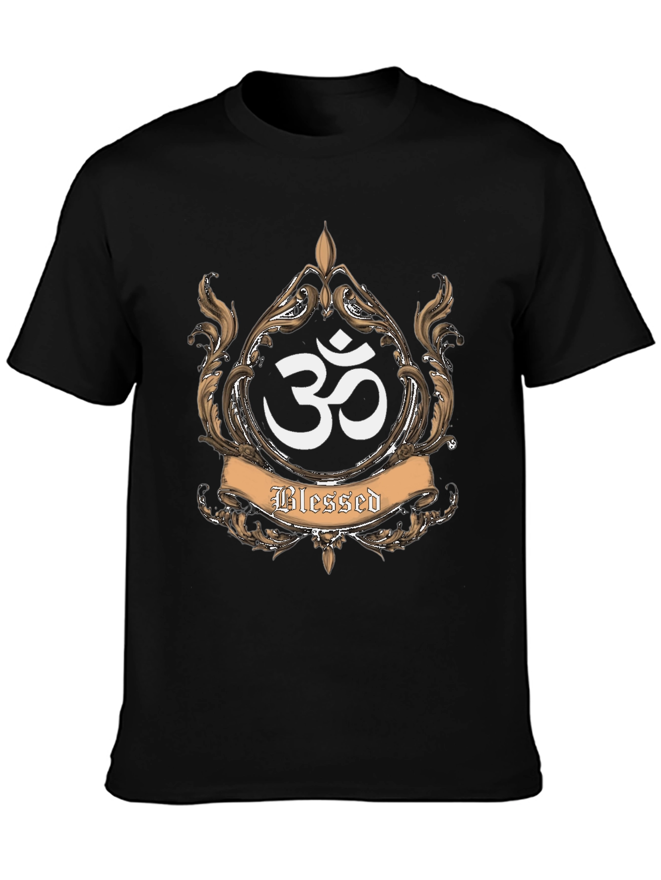 Blessed Om T-Shirt - Spiritual & Stylish