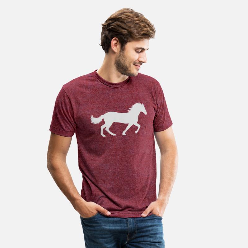Running horse silhouette design