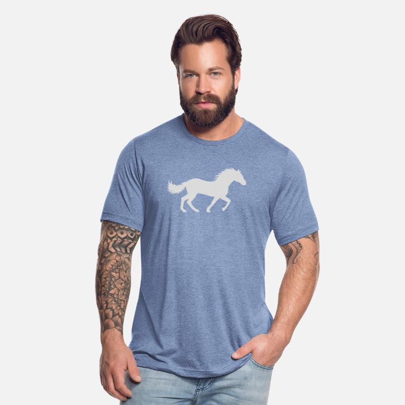 Running horse silhouette design