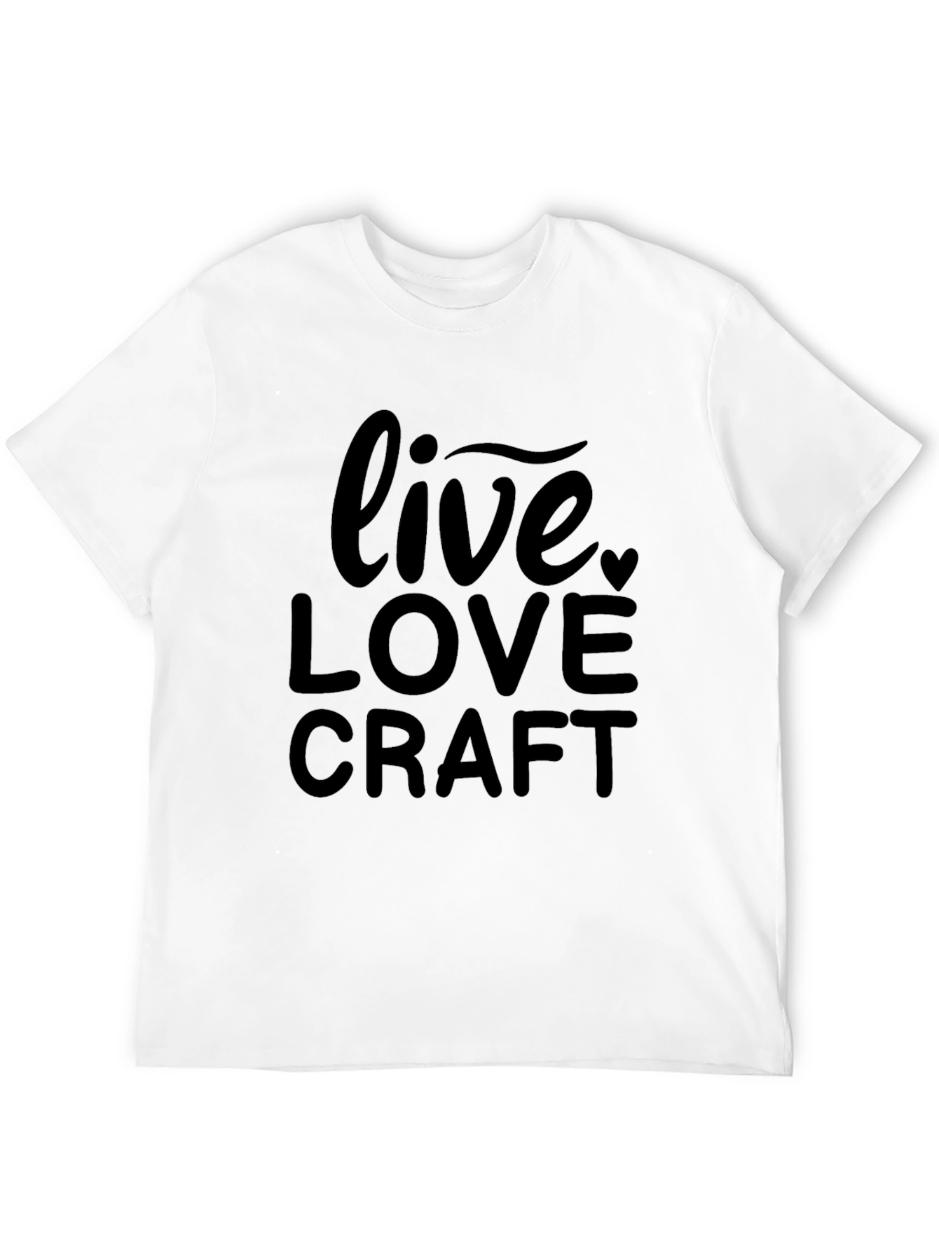 Live Love Craft Black T-Shirt