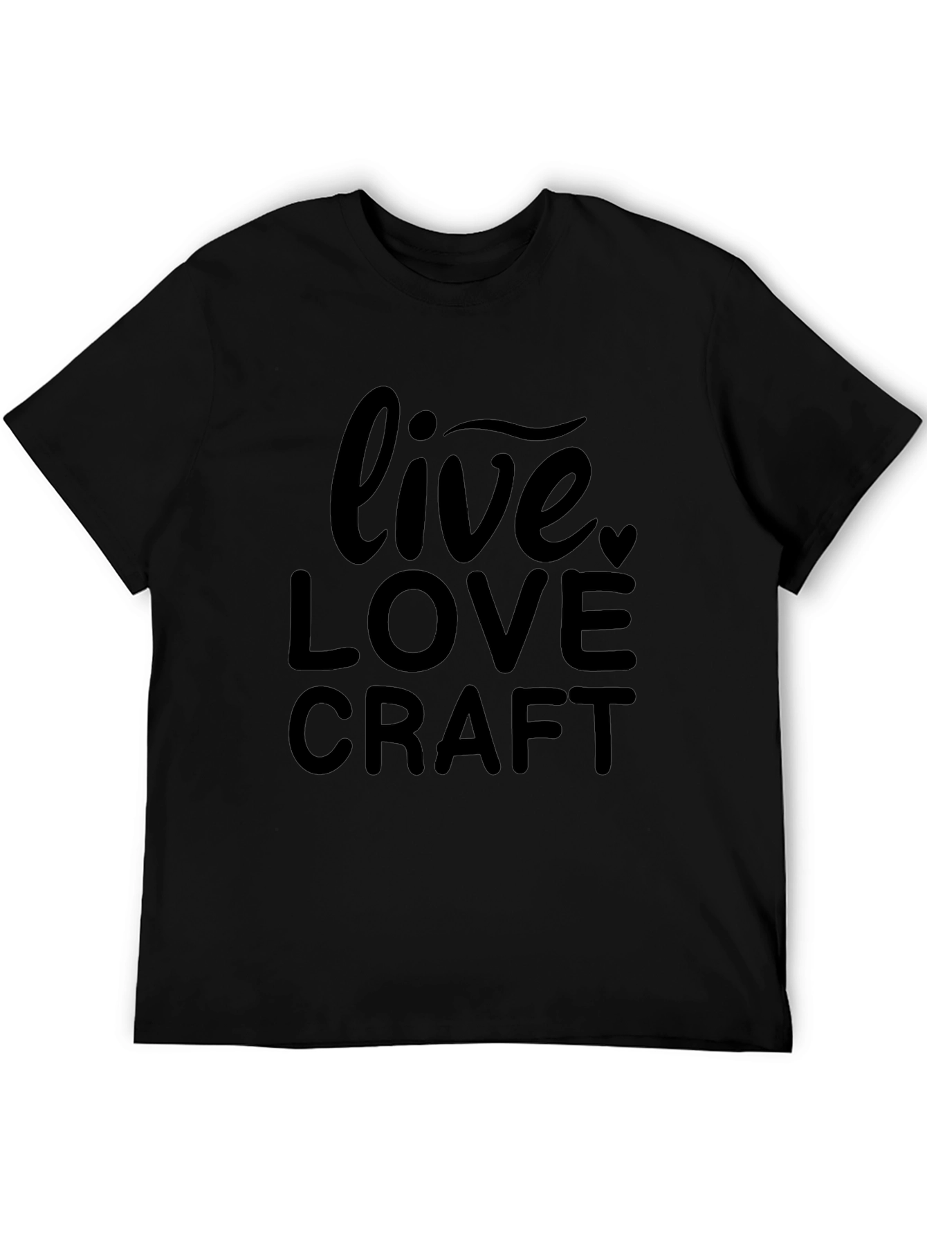 Live Love Craft Black T-Shirt