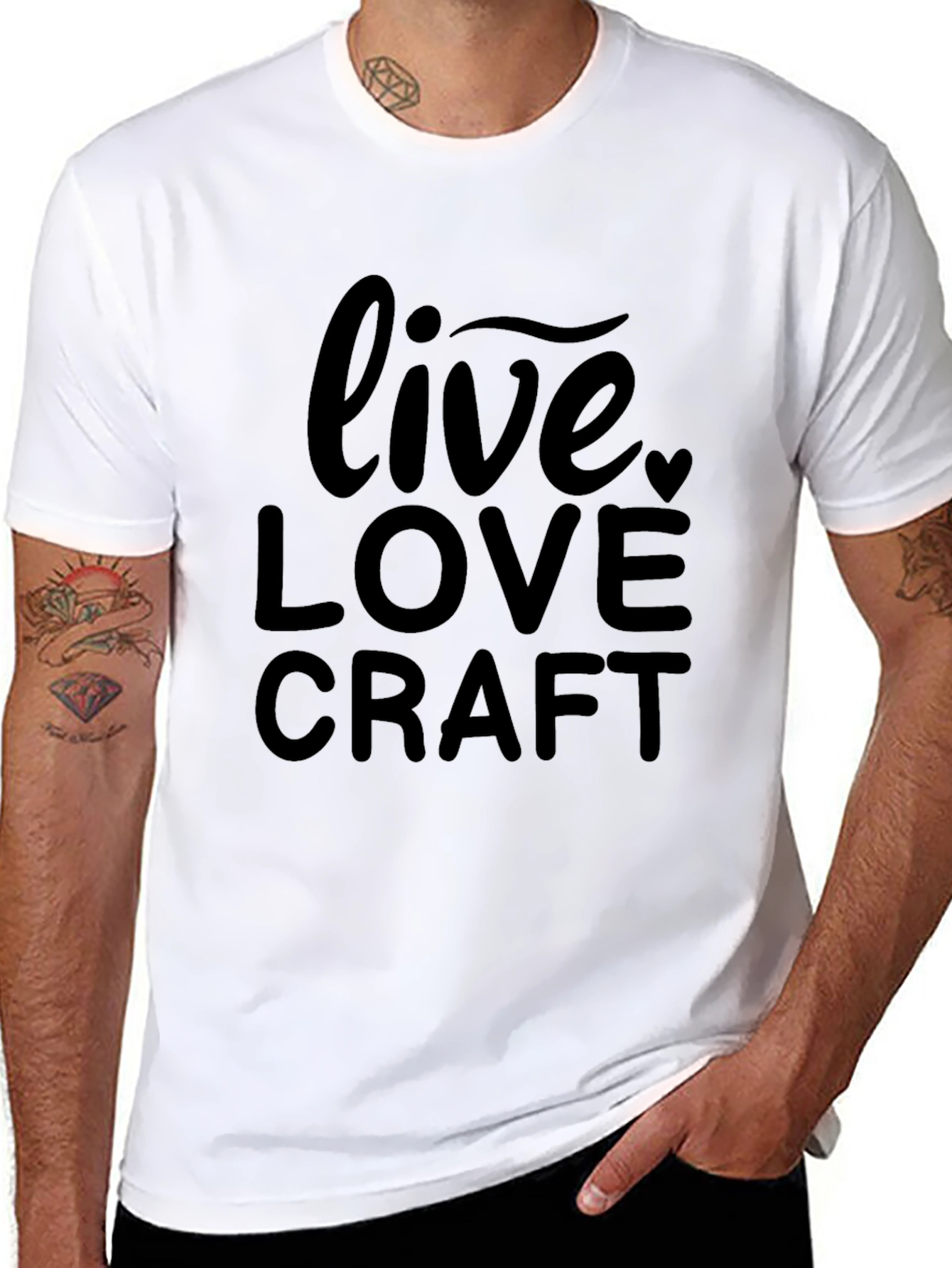Live Love Craft Black T-Shirt