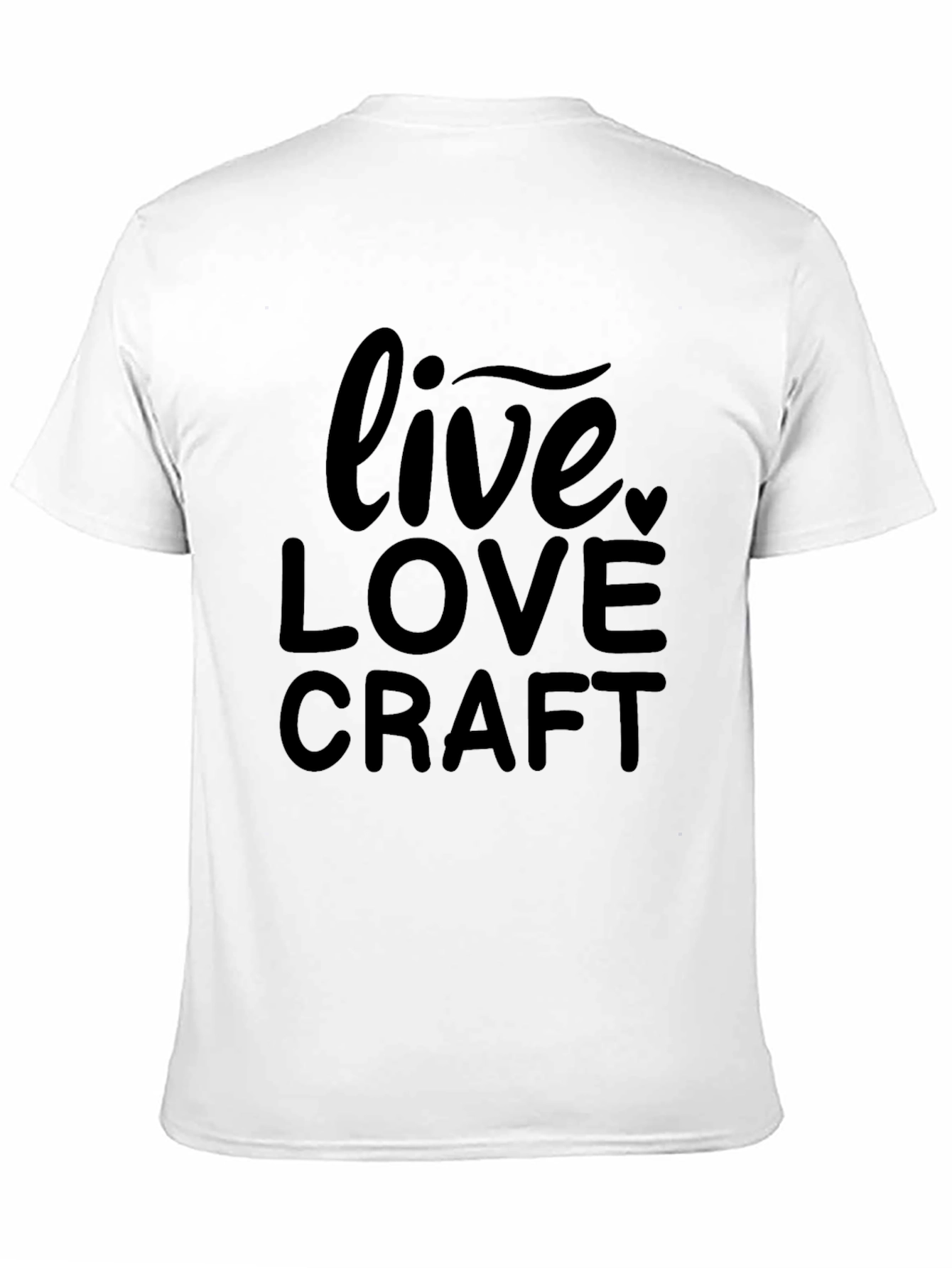Live Love Craft Black T-Shirt