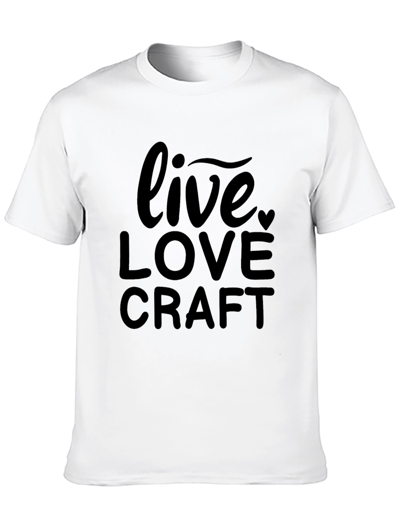 Live Love Craft Black T-Shirt