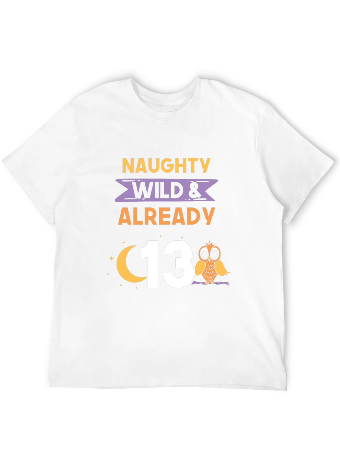 Naughty Wild & Already 13 Birthday T-Shirt