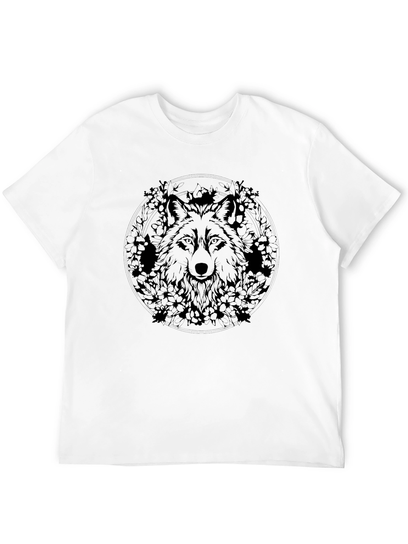 Black Wolf Graphic T-Shirt