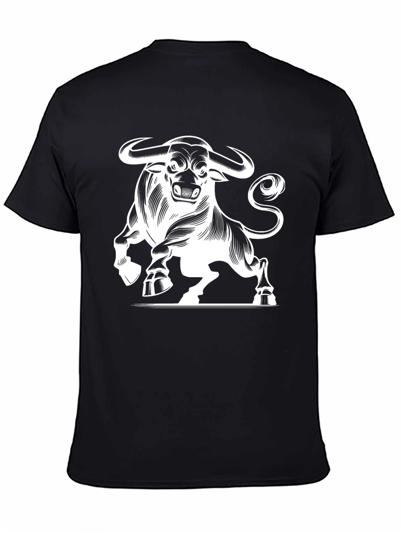 Black Bull Graphic Tee - Bold & Stylish