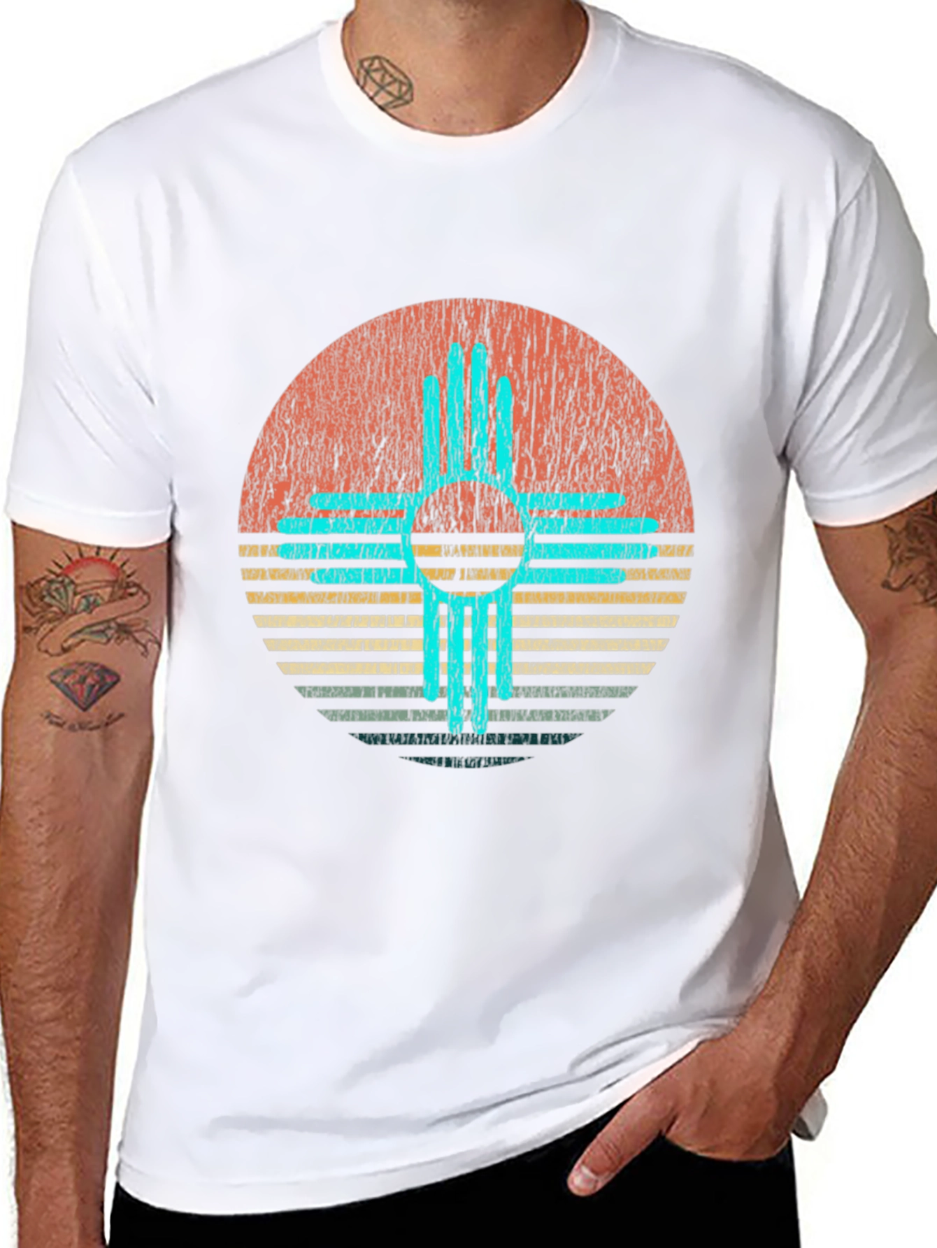 Retro Zia Symbol Graphic Tee