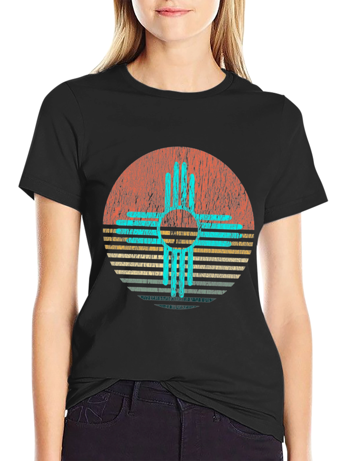Retro Zia Symbol Graphic Tee
