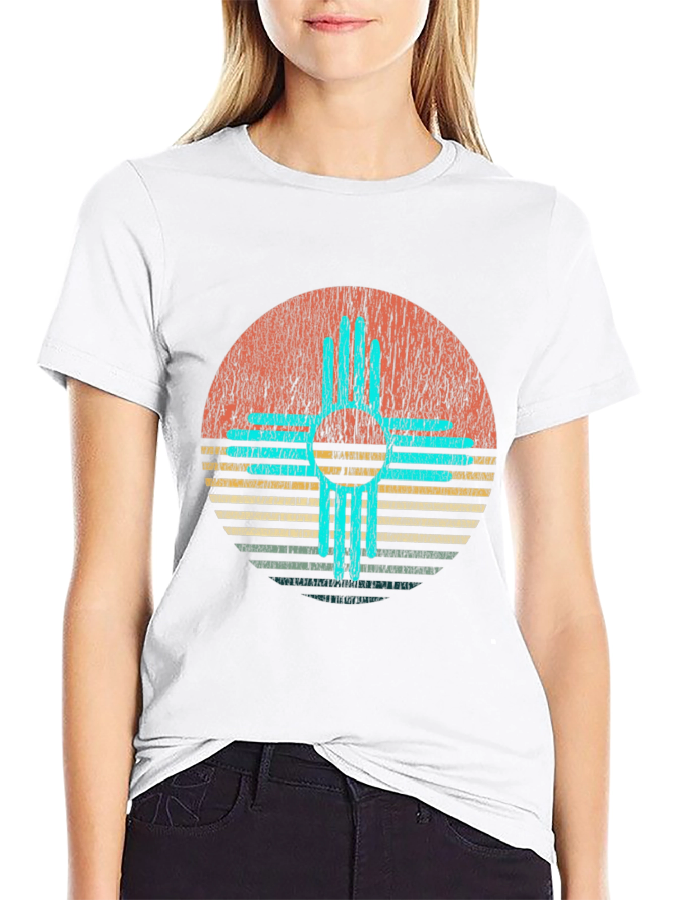 Retro Zia Symbol Graphic Tee