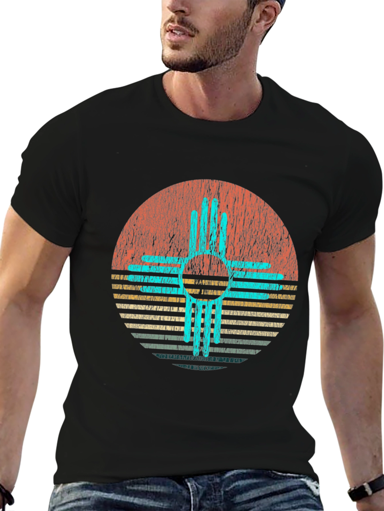 Retro Zia Symbol Graphic Tee