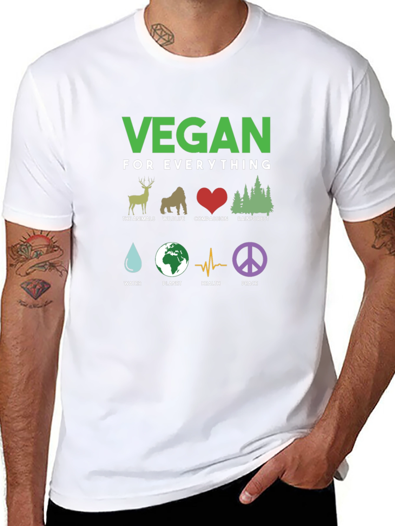 Vegan for Everything Graphic T-Shirt