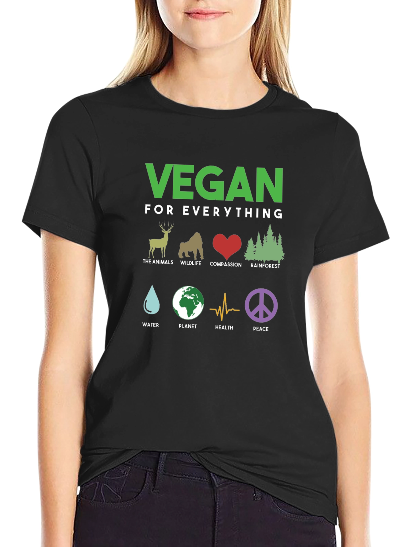 Vegan for Everything Graphic T-Shirt