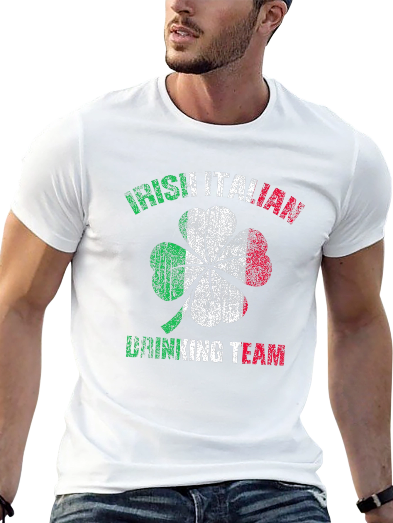 Irish Italian Drinking Team St. Patricks Day T-Shirt