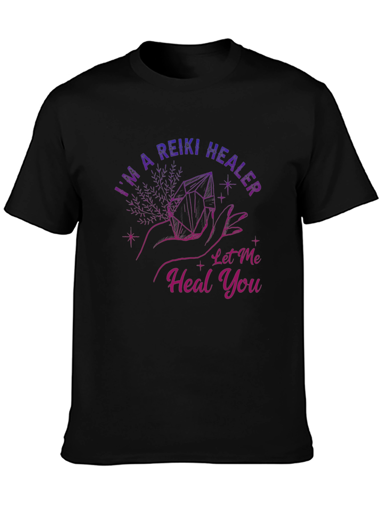 Reiki Healer Graphic Tee - Spiritual Healing Shirt